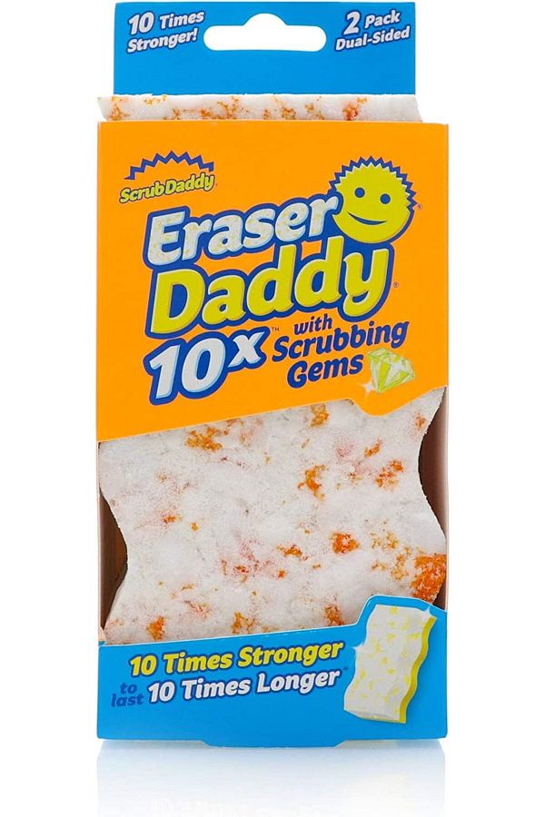 Scrub Daddy-Eraser Daddy With Scrubbing Gems Lasts 10X Longer Set Of 2 Assorted 1