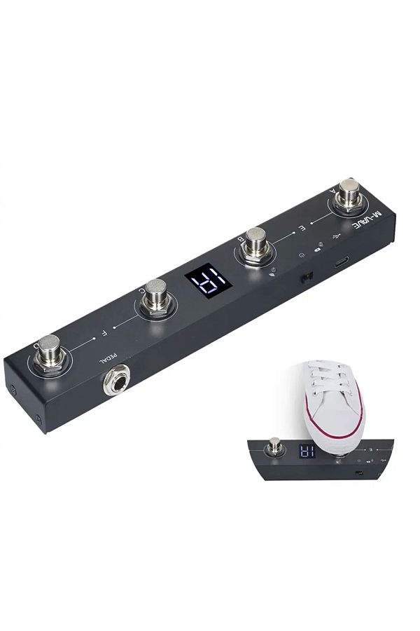 Choice-M-VAVE Chocolate Schokolade BT Rechargeable 4 Buttons MIDI Controller Pedal APP Control with Wire... 1
