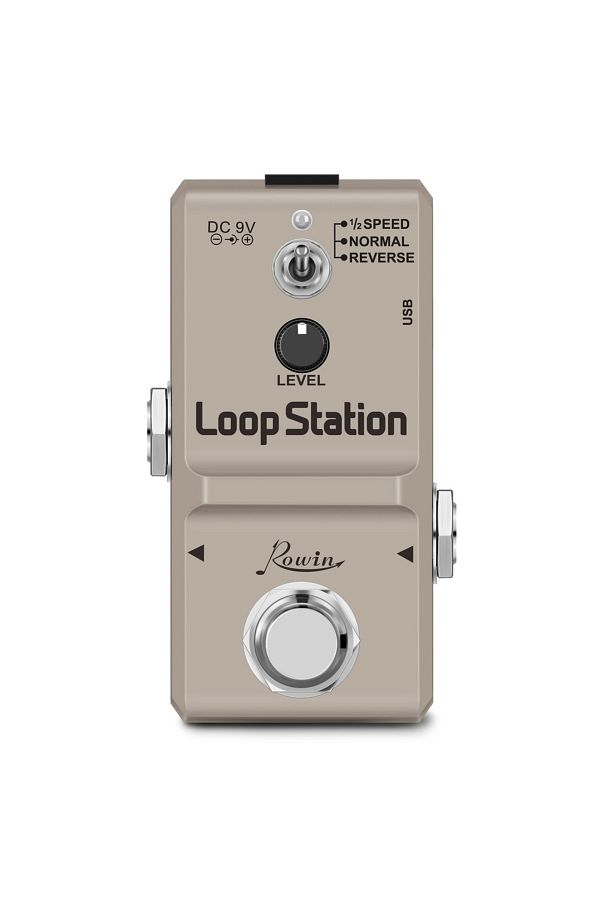 Choice-LN-332S Rowin LN-332S Loop Station 48K Looper Pedal Unlimited Overdubs 10 Minutes of Looping, 1/2 ti 1