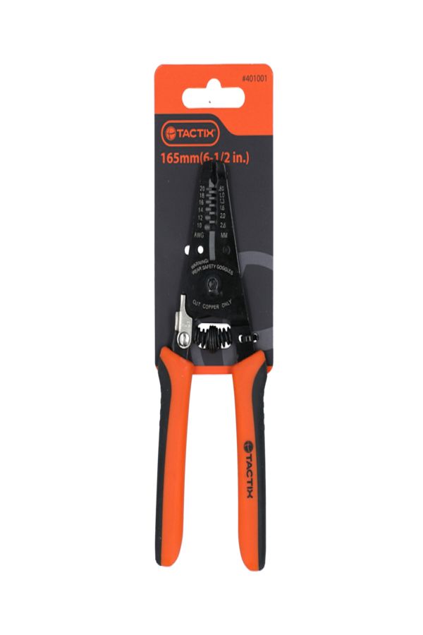 Tactix-Non-Slip Bi-Material Handle Crimping Plier 1