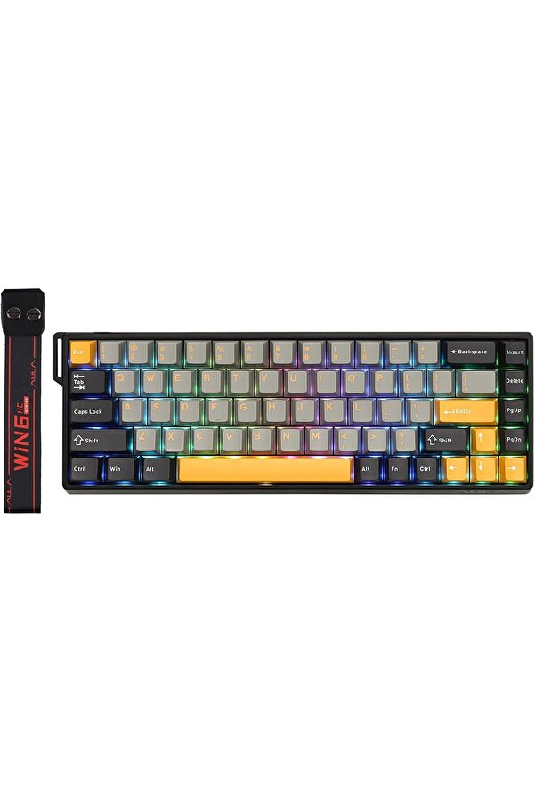 Epomaker-AULA WIN68 HE Magnetic Keyboard with Adjustable Actuation, Hall Effect Keyboard with 0.3ms 1