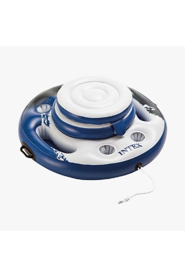 Intex-Mega Chill Durable Inflatable Round Floating Cooler Multicolor 1
