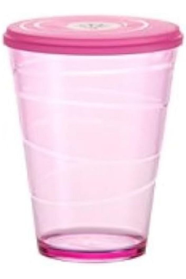 TESCOMA-MyDrink Reusable Cup with Lid 400 ml – Green, Durable & Eco-Friendly Design 1