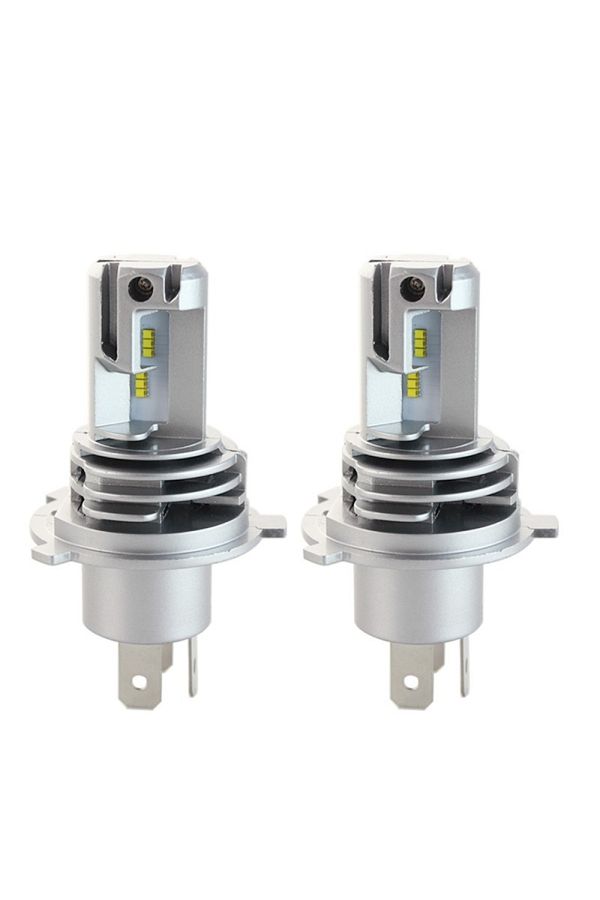 TECHSTAR-Set of 2 Techstar® M3 Auto LEDs, H4, 40w, 8000 Lumens, 6500K, AUTO, 12-24 Volts, ZES, Canbus, Copper 1