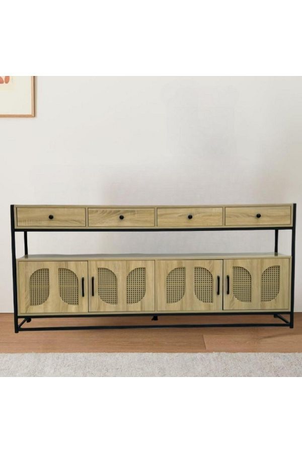 DEC20-Buffet cabinet with an elegant design and distinctive aesthetic touches 1