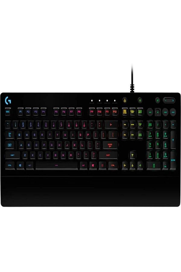logitech-Gaming Keyboard with Dedicated Media Controls, Backlit Keys, Durable Spill-Resistant Design 1