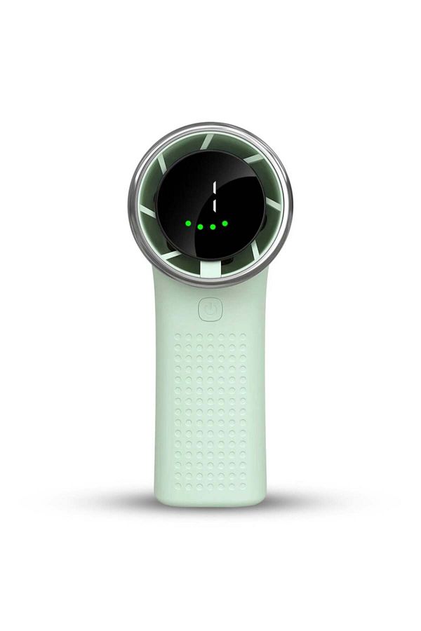 SKYDDAR INNOVATION-Mini ventilator portabil A8, afișaj LED, 5 viteze, USB-C, baterie de 3600mAh, silențios și compact, verde 1