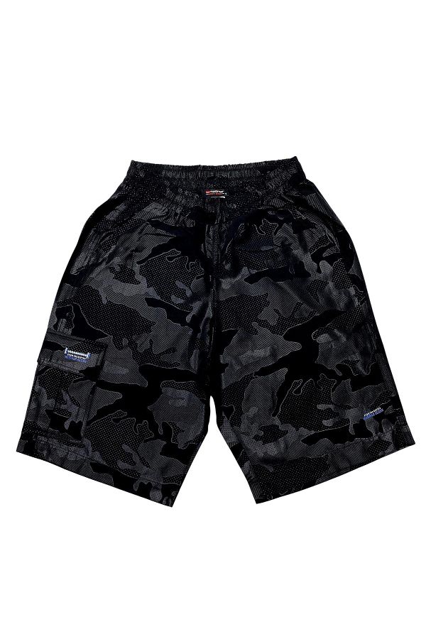 Masimar-Men's Regular Fit Shorts with Elastic Waist, Lace-Up and Zipper Pocket 1