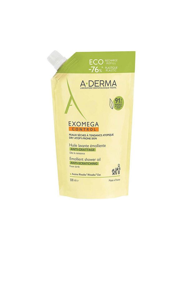 A-DERMA-Rezerva Ulei De Dus Hidratant Si Calmant Exomega Control 500 ml 1