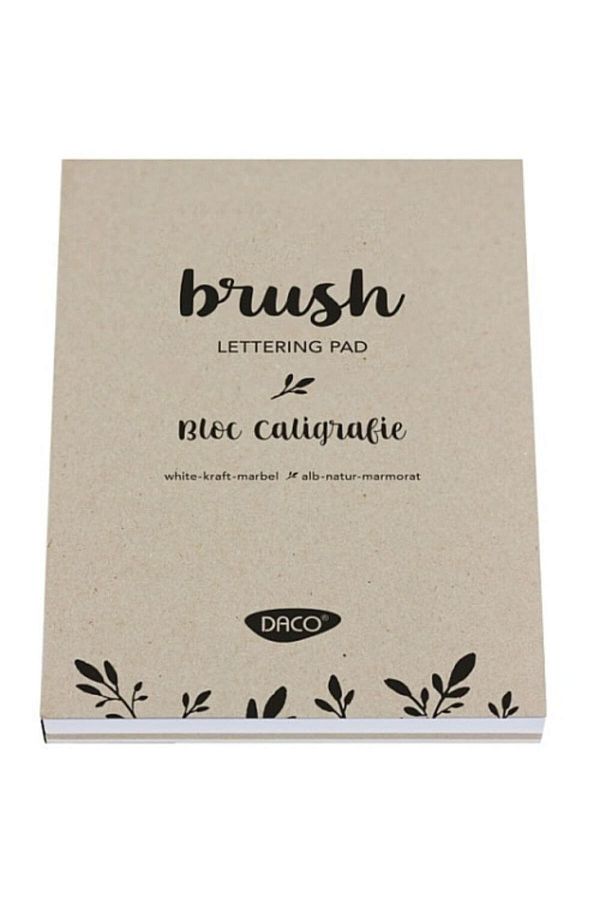 daço-Daco Calligraphy Pad, A4, 50 Files/Set, 200 - 250 gsm, 10 White Linen 1