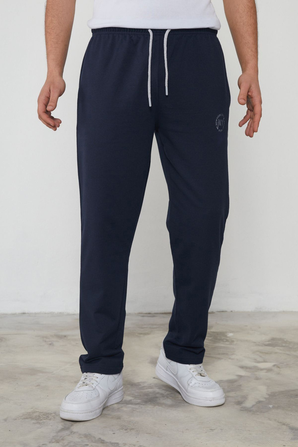 Trendyol Collection-Μπλε Navy Regular Κεντημένο Φούτερ Νέας Υόρκης TMNSS25EA00007 1