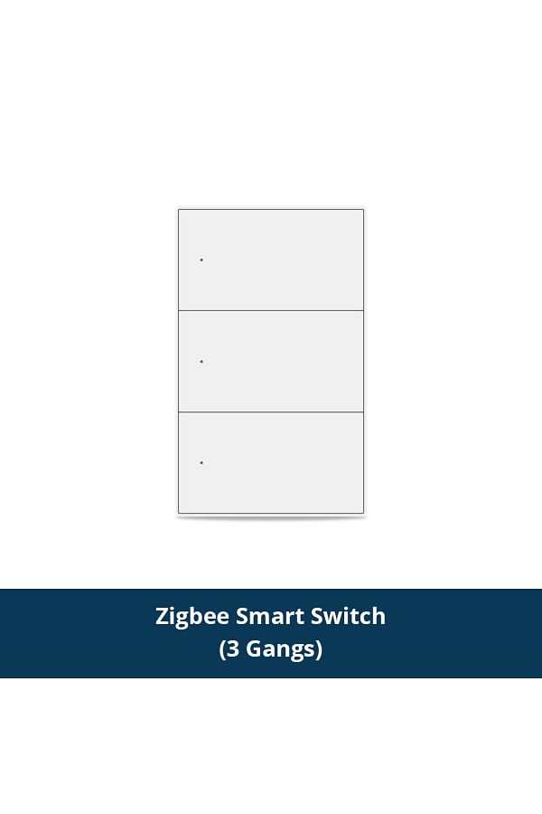 Choice-3 Gangs Zemismart Zigbee Wall Switch Neutral Push Button Interruptor Work With Tuya, Alexa & Google 1