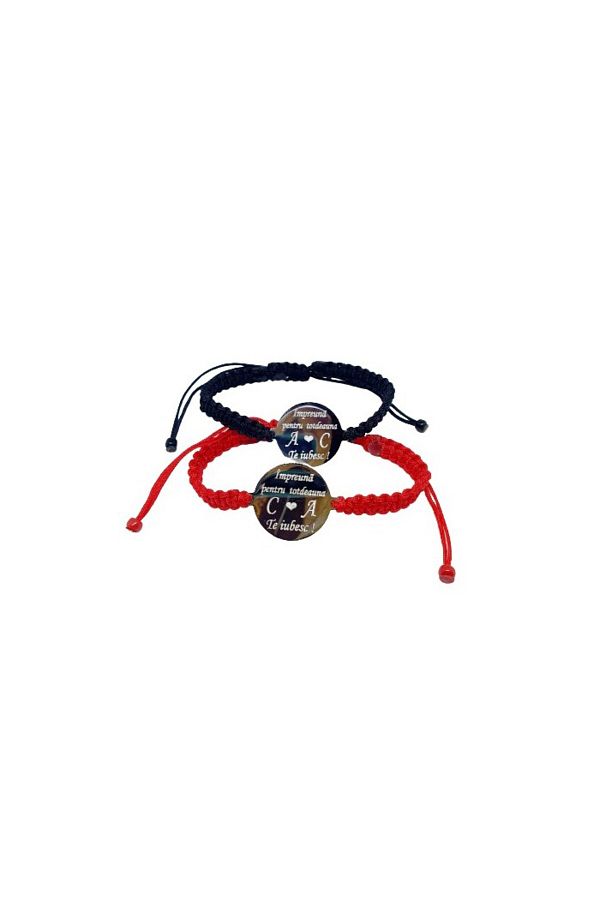 dalimag-Set of 2 bracelets for couples personalized with your messages, Dalimag 1