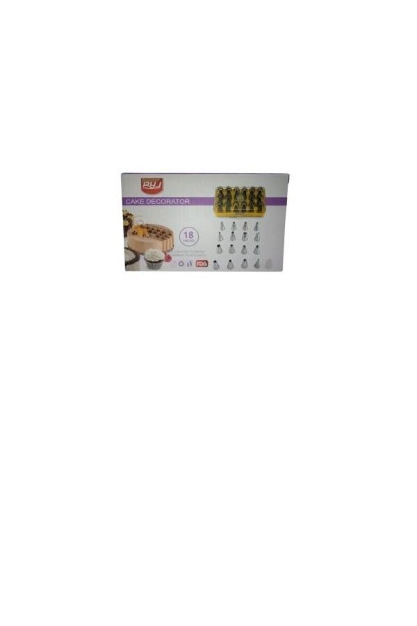 Generic-2 Piece Set Includes 18 Pieces Cake Decorating Tools. Designed to be durable and of high quality. Used for decorating 1