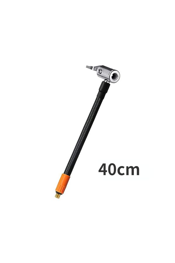Choice-D-40cm M6 thread locking air chuck with air tube, standard tire valve fine thread, suitable for M6 t 1