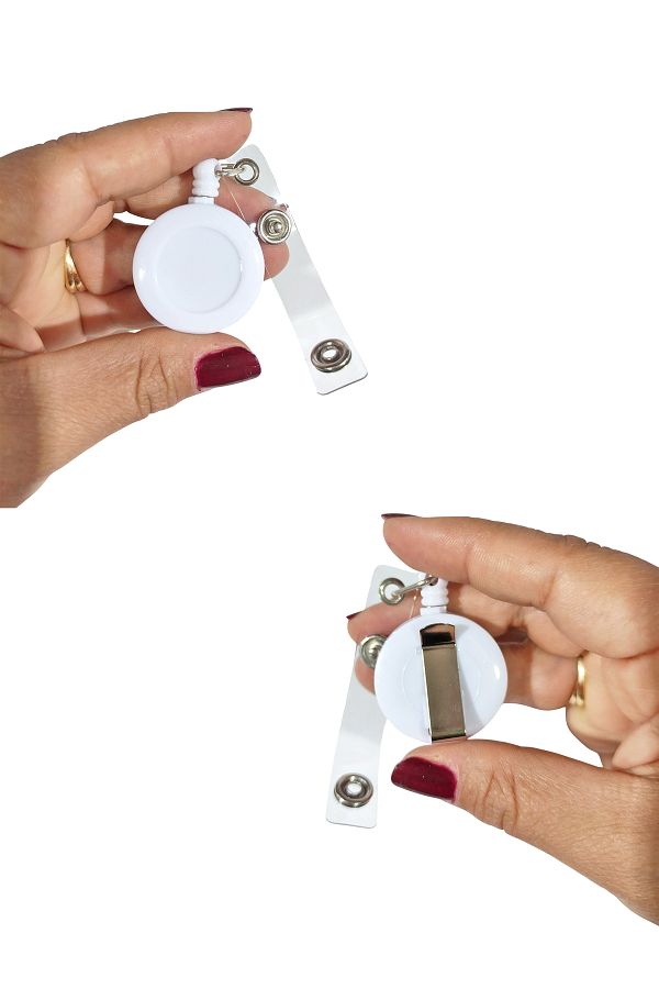 Limmy-Name Badge Yoyo Extendable Hook Yoyo Apparatus - White 1