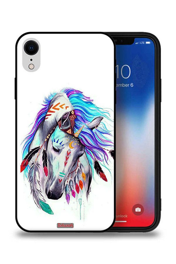Tolwak-Apple iPhone XR Protective Case Horse 1