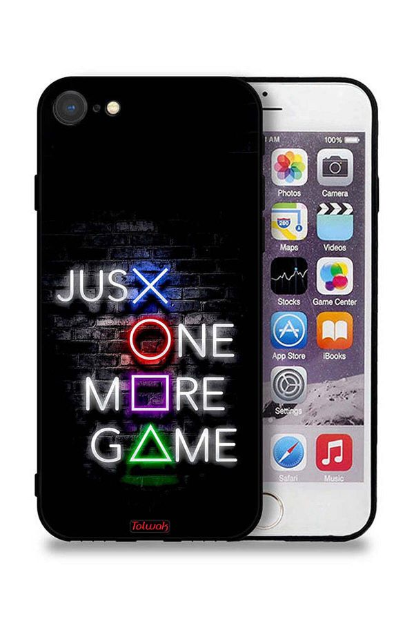 Tolwak-Apple iPhone SE (2022) Protective Case Just One More Game 1