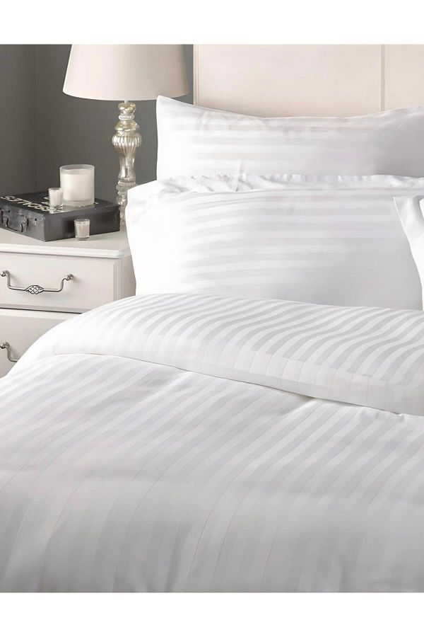 Belsina Home-طقم ملاءات مطاطية من الساتان القطني مقاس كبير |   180x200 سم |   100% قطن 1