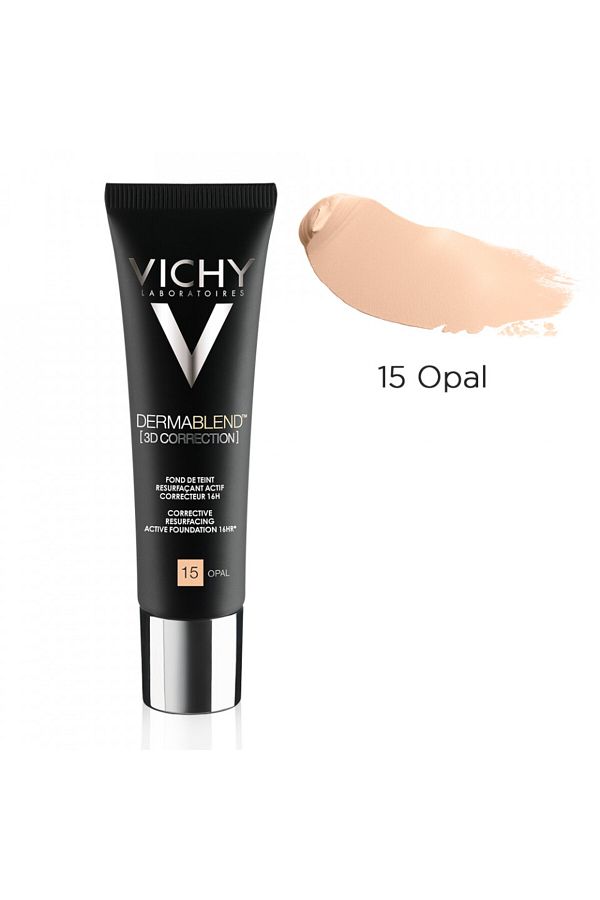 Vichy-Vichy Dermablend 3D Correction Foundation – Shade 15, SPF25, 16H Smoothing Coverage, 30ml 1