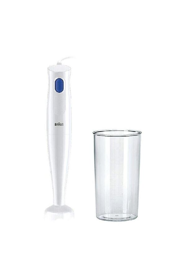 Braun-خلاط يدوي 2 في 1 متعدد الاستخدامات 450 واط مع نظام لف سهل، أبيض 1