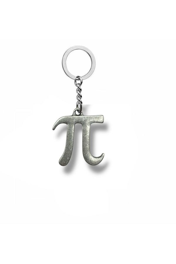 Herşey Nota-Infinite Pi – Unisex Metal Keychain with Pi Number Figure 1