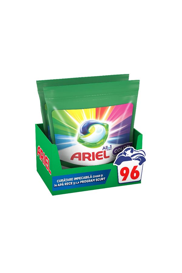 Ariel-Capsule detergent de rufe Color All In One Pods, 96 de spălări 1