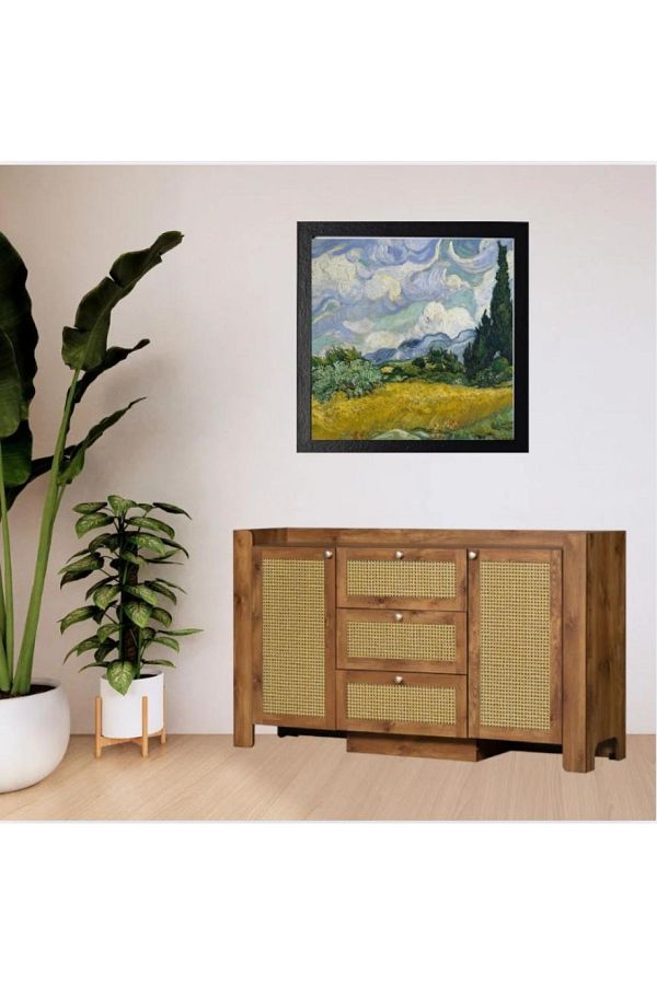 DEC9-Modern buffet cabinet with a unique and distinctive design 1