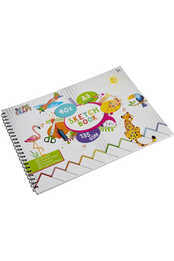 Craft-Sketchbook, Craft, spiral bound, 135 g/m2 paper, A3 format 1