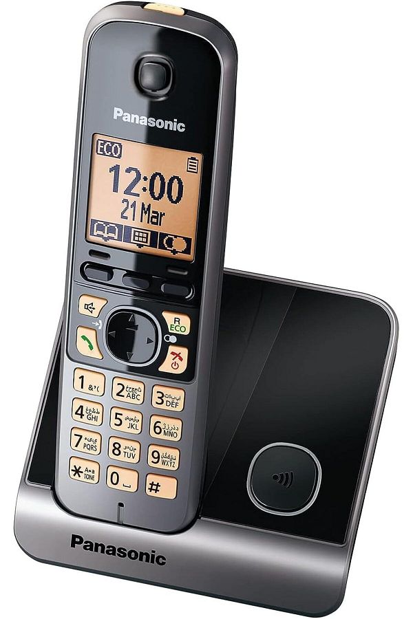PANASONIC-Digital Cordless Phone with Call Blocking, Arabic language support, 1 Handset, UAE Certifi 1