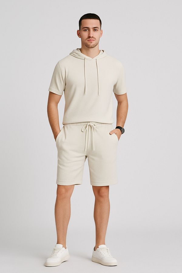 UOMOPARK-8076 Ai̇rcord New Definition of Lightness and Elegance Regular Fit Shorts 1