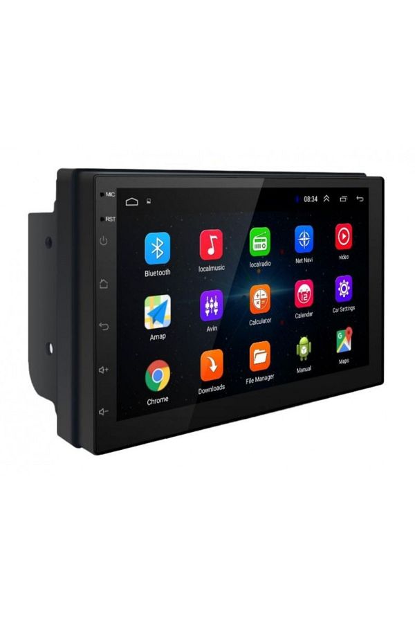 TECHSTAR-Car Navigation Multimedia 7168 Techstar® 2DIN Android 8.1 GPS Radio Wi-Fi Display 7" Quad Core MP5 P 1