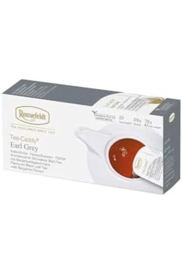 Ronnefeldt-Earl Grey Tea-Caddy, Case of 5 Boxes | Each Box Contains 20 Tea Bags 1