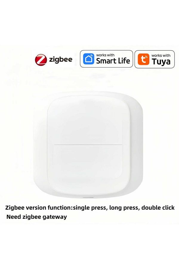 Choice-Zigbee Version Tuya Smart WiFi/Zigbee Switch Push Button Switch 2 Gang 6 Scene Wireless Smart Home R 1