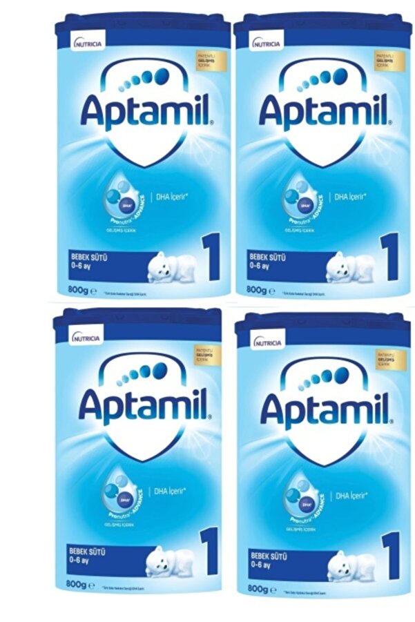 Aptamil 1 Bebek Sütü 800 G 0-6 Ay Akıllı Kutu * 4 Adet