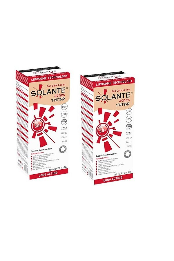 Solante-150 ml Acnes Tinted - Short Elegant Acne Wallet 1