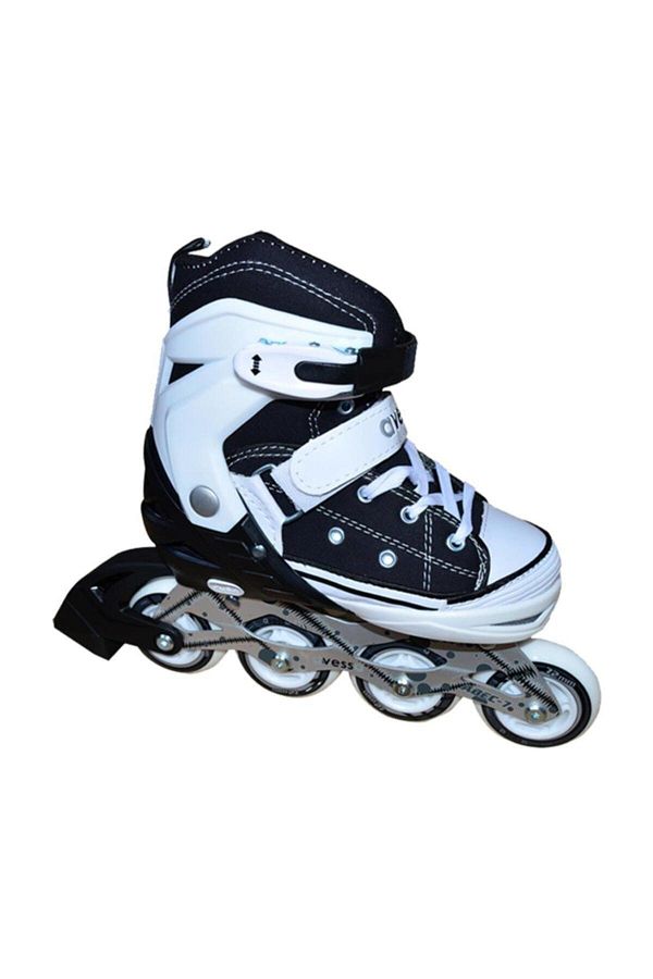 AVESSA-Silicone Wheeled Aluminum Skate 31-34 Black 1