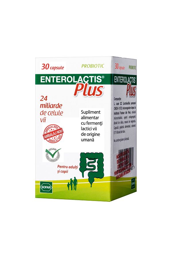 ENTEROLACTIS-Plus, 30 Capsules, Sofar 1