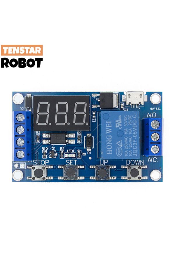 Choice-6-30V Relay Module Switch Trigger Time Delay Circuit Timer Cycle Adjustable 828 Promotion 1