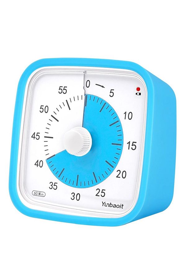 Choice-Vt01-blue-blue Yunbaoit Upgraded Visual Timer With Protective Case, 60 Minute Silent Countdown Timer 1