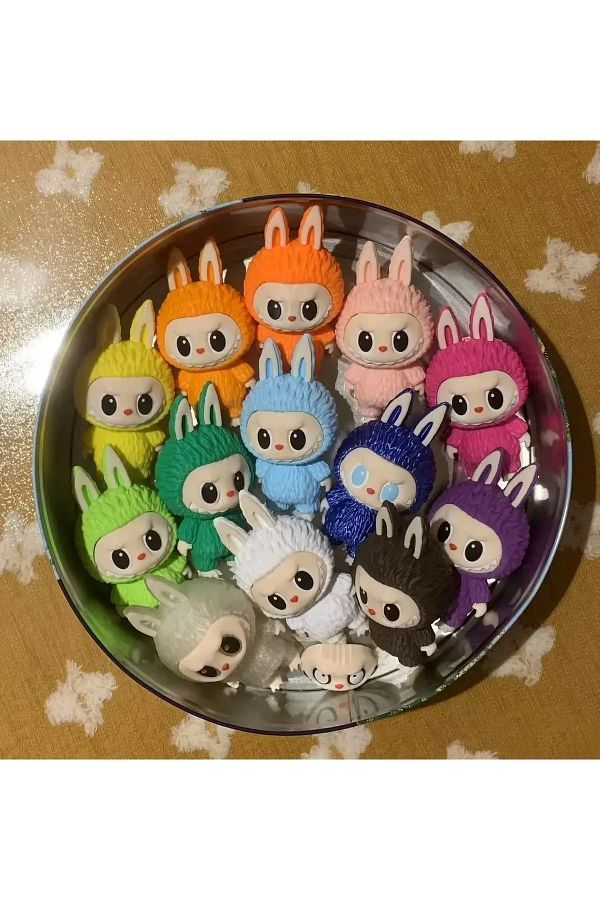 bevex-Surprise Colored Labubu Figure 7 cm (1 Pc) 1
