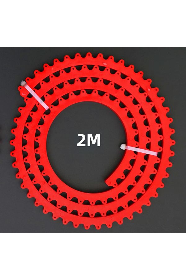 FNICEL-2m 1m/2m Woodworking Gear Driven Profiling Strip, Flexible Curve Template Adjustable Shape Contour W 1
