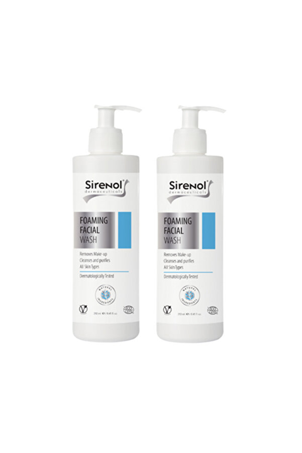 Sirenol %100 Doğal 2'li Yüz Temizleme Köpüğü Set 2x250 ml
