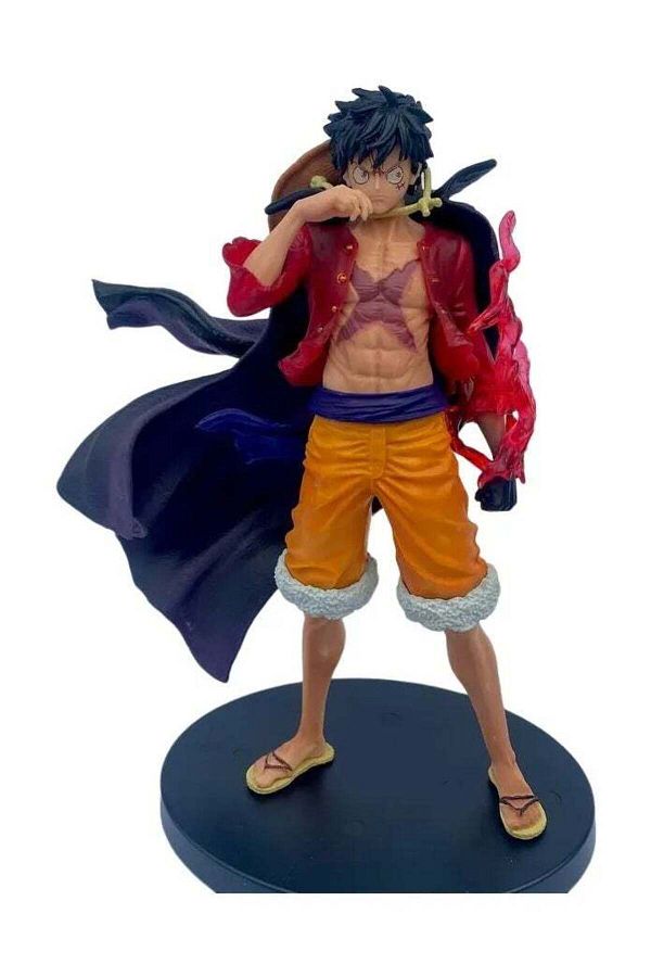 Rally-Monkey D. Luffy Figurine from One Piece – Standing Pose with Unique Head Design for Collectors 1