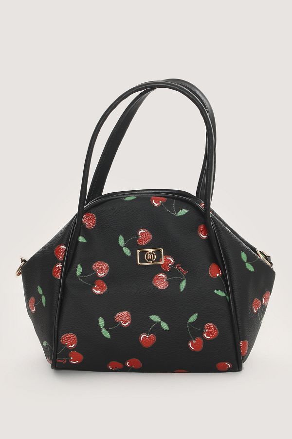 By-Kuss-Cherry Patterned Mini Bag 1