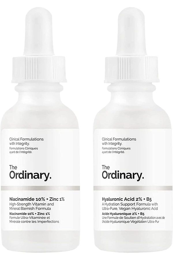 The Ordinary-Hyaluronic Acid with 2% + B5 (30ml) and The Ordinary Niacinamide 10% + Zinc 1% (30ml) B 1