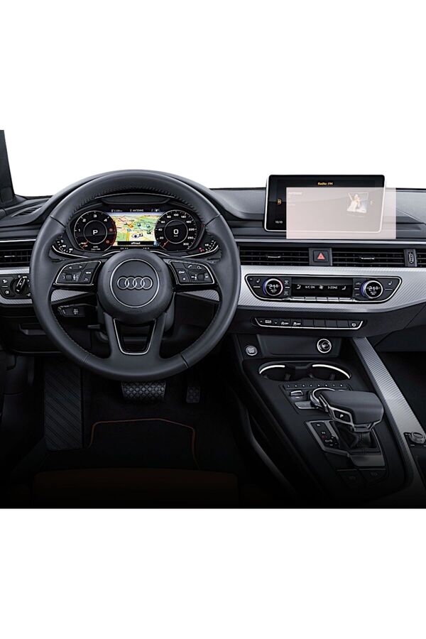 UNIVERSAL CAR-Navigation Protection Film Audi A5 Coupe 2016-2024, Duragon, Matte silicone, installation kit 1