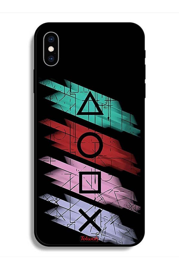 Tolwak-Protective Case For Apple iPhone X Squid Game Icons 1