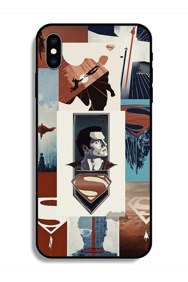 Tolwak-Protective Case For Apple iPhone X Superman Art 1
