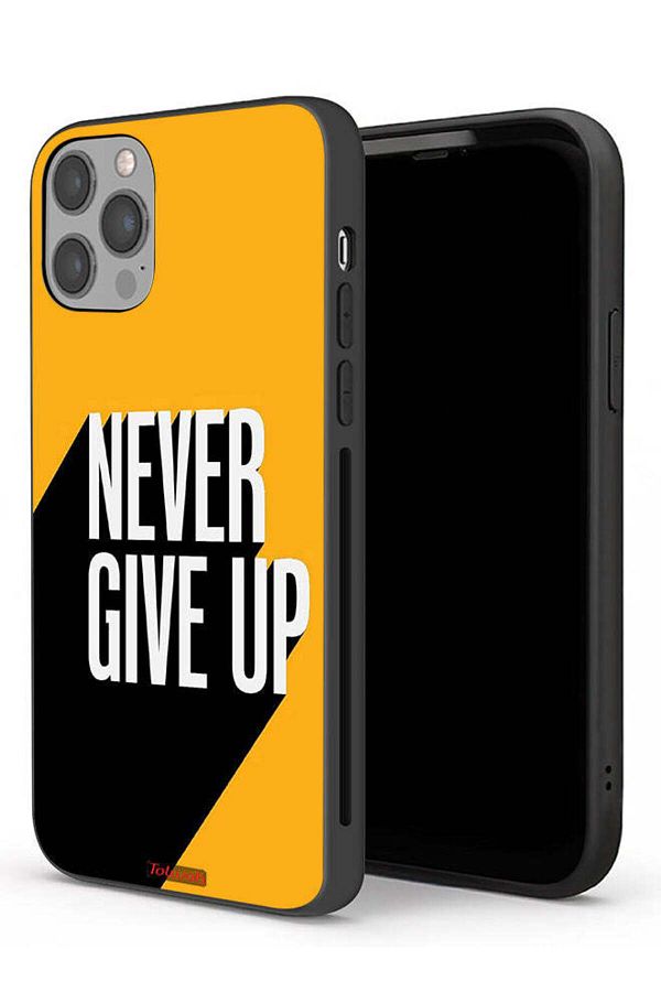Tolwak-Apple iPhone 12 Pro Max Protective Case Never Give Up 1